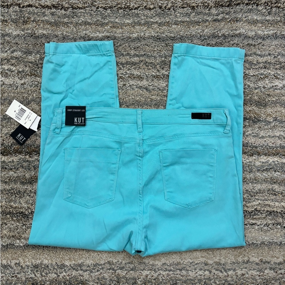 KUT From The Kloth Crop Straight Leg Jeans Sz 14 NWT | KUT Cropped Straight Leg- - Picture 9 of 13